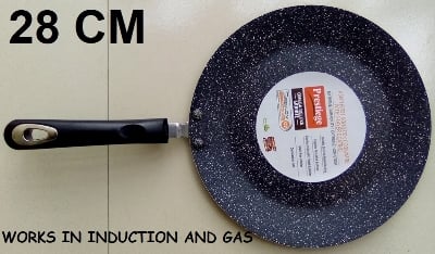 Picture of Prestiege Deluxe Granite Ruti Tawa 26-28 Cm - GAS OR INDUCTION (…)