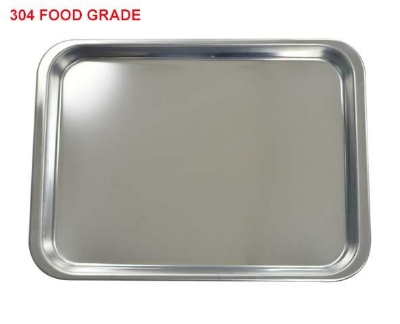 Picture of Stainless Steel Tray 304 FOOD GRADE (Silver12INCH)