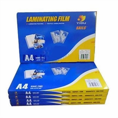 Picture of Laminating Film - A4 Size (100 pcs) Lamination Paper-White