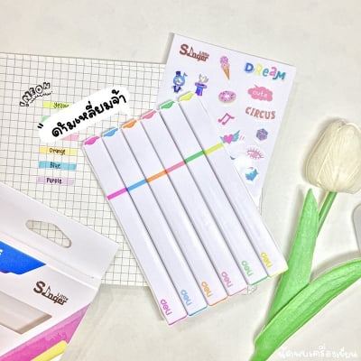 Picture of rDeli u13-6c Highlighter Pen 6 colour set