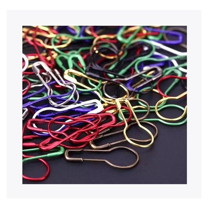 Picture of Multicolor Small Size Metal Coiless Hijab Safety Pins 50pcs-Multicolor