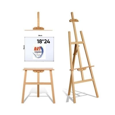 Picture of White board size 18x24 with 48inch easel stand-Multicolor