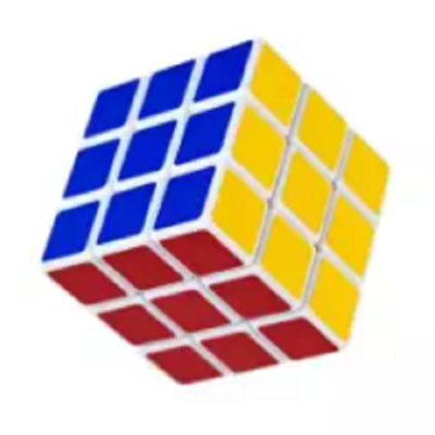 Picture of Exclusive Plastic Rubik's Cube( Small Size)-Multicolor