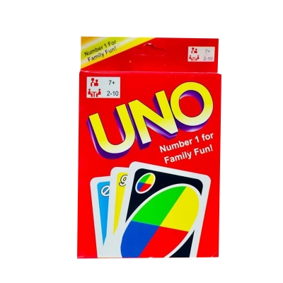 Picture of UNO Playing Cards – Standard Edition 108 Pcs Box | Classic Family & Party Card Game-Multicolor