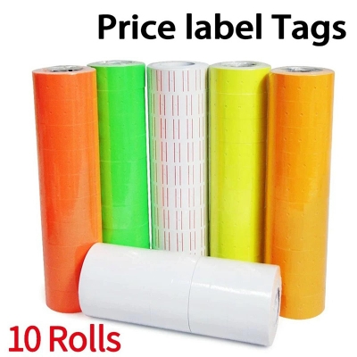 Picture of Price Label Sticker 1 Roll (10 pcs) Multicolour