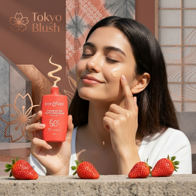 Picture of Dot & Key Strawberry Dew Tinted Sunscreen SPF 50+ Daily Wear – 50ml