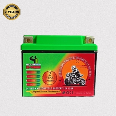 Picture of Motorcycle 12V 7AH Battery, Lithium-ion polymer cell, BMS Protction with 2 Year Guarantee