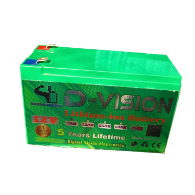 Picture of 12 Volt 15ah Battery D Vision  Lithium-ion cell BMS Protction with 1 Year Guarantee