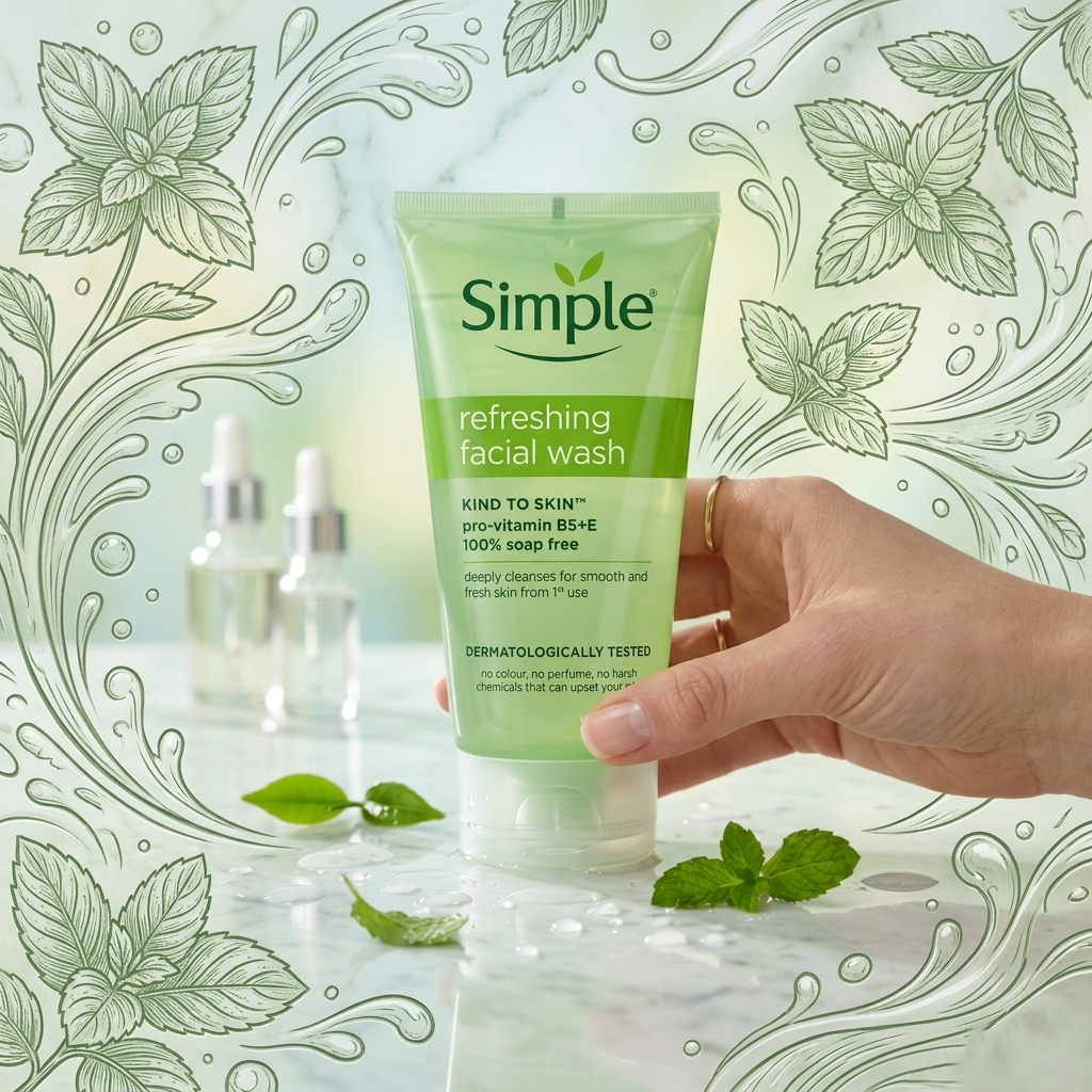 Picture of Simple Kind To Skin Refreshing Facial Gel Wash 150ml