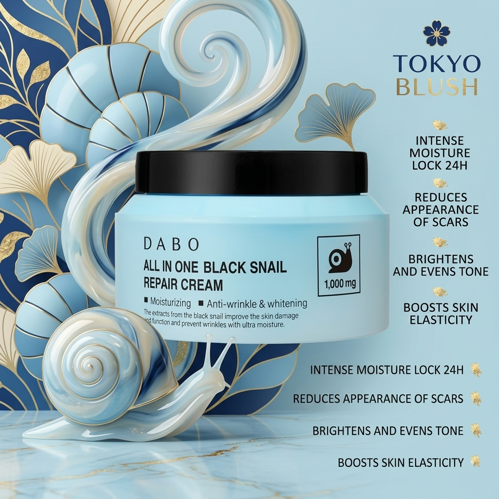 Picture of Dabo All In One Black Snail Repair Cream 100g