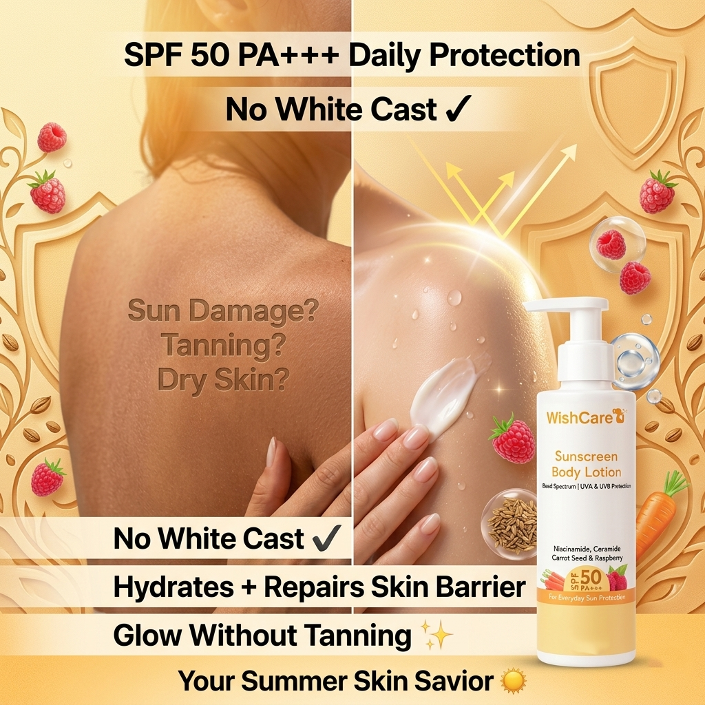 Picture of WishCare SPF50 Sunscreen Body Lotion 200ml