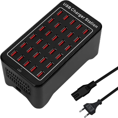 Picture of 150W USB Charger 30 Ports Fast Charging Station Dock for Mobile Phone Power Adapter