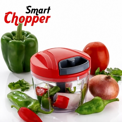 Picture of Large Handy and Compact Chopper 3 Blade Stainless Steel, Pull String, -Multicolor