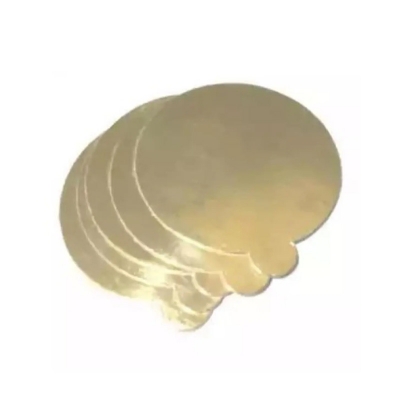 Picture of 7.5 Inches Round Tiered Cake Boards- 5pcs -Gold