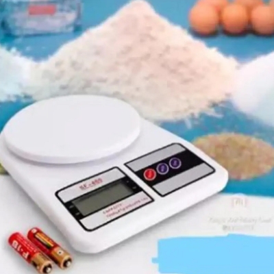 Picture of SF-400 Digital / Electronic Scale for Kitchen, Medicine, Food, Fruits and Any Small Item at Home -White