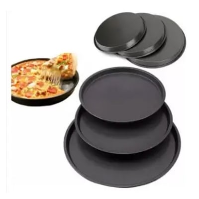Picture of Pizza Pan Set 3Pcs -Black