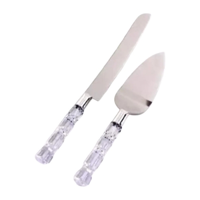 Picture of Heavy Quality Stainless Steel Cake Cutter And Server Set(cutter-1,server-1) -Silver