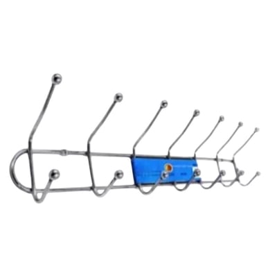 Picture of Stainless Steel Double Row 7 Hook Hanger -Silver