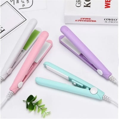 Picture of Mini Straight Hair Curler Straightener - Multicolor -Multicolor