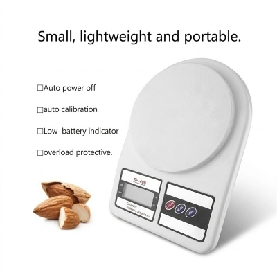 Picture of Kitchen Digital Weight Scale Lcd Display -White
