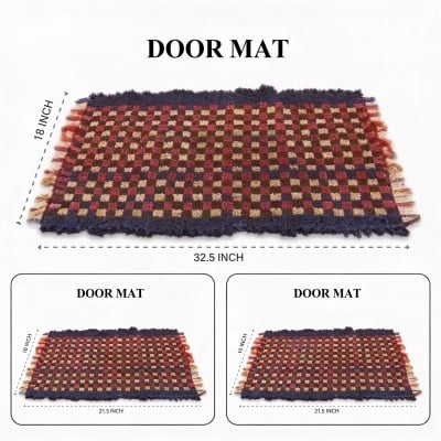 Picture of Door Mat Cotton 3 pcs -Multicolor