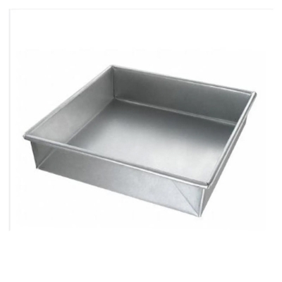 Picture of 9'' x 9'' inch Square Cake Mould -Silver
