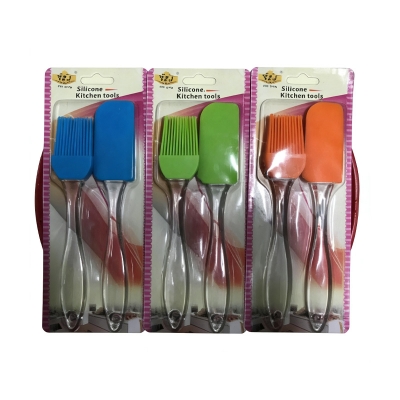 Picture of Silicone Spatula and Pastry Brush Set Special for Cake Mixer, Cooking, Baking, Glazing - Set of 1 (Multicolor)