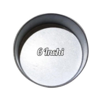Picture of 6 inchi Aluminum Round cake Mold -Silver