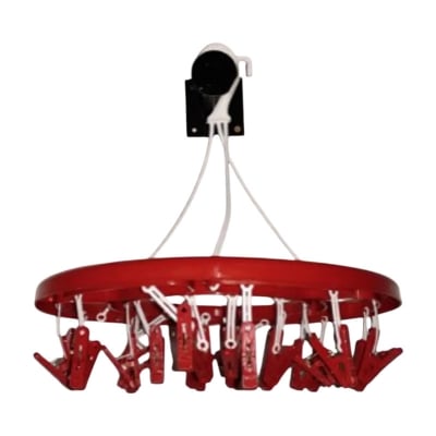 Picture of Round Hanger cloth clip -24 Clip -Red