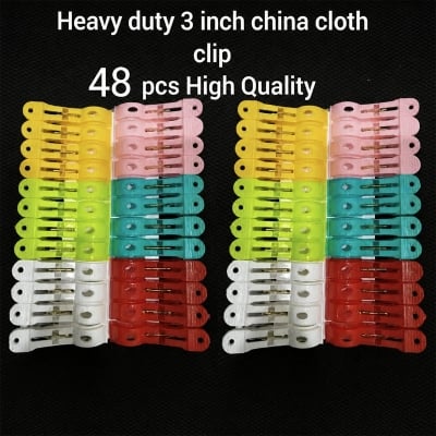Picture of Heavy Duty Cloth Clip 48 pcs Set High Quality China -Multicolor