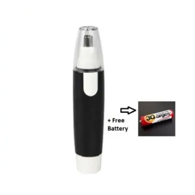 Picture of Nose Ear Hair Trimmer Stainless Steel Blade , Shaving And Unwanted Hair Removal Electric Trimmer -Black