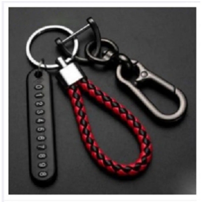 Picture of key Holders + Phone Number plate  Motorcycle , Bicycle , Car Auto Key Ring Anti-Lost Number Plate Mobile Number