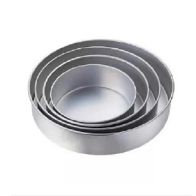 Picture of Round Cake Mold - 4 Pieces Set 5/6/7/8 Inches -Silver