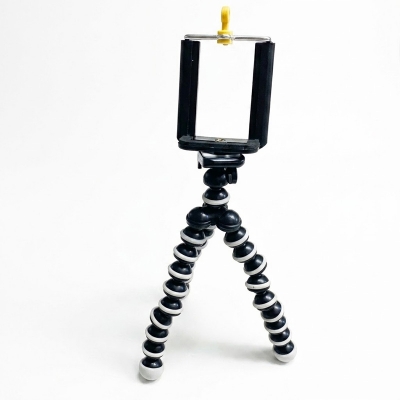 Picture of Gorilla Z-01 Octopus Tripod Stand with Phone Holder Clip -Black