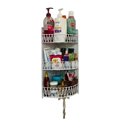 Picture of 3 layer of corner shelf For Home And Kitchen -White