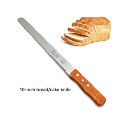 Picture of কেক এবং রুটির কাটার-কাঠের 10 "সাইজ - kitchen accessories -Silver