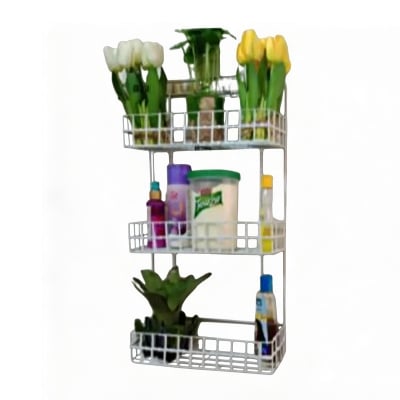 Picture of Square 3 Layer Hanging Wall Storage Organizer Self / Rack -White