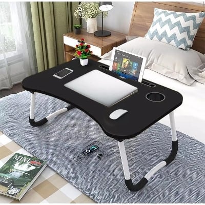 Picture of Portable Desk Foldable Laptop Table Multi colour (China) - Black