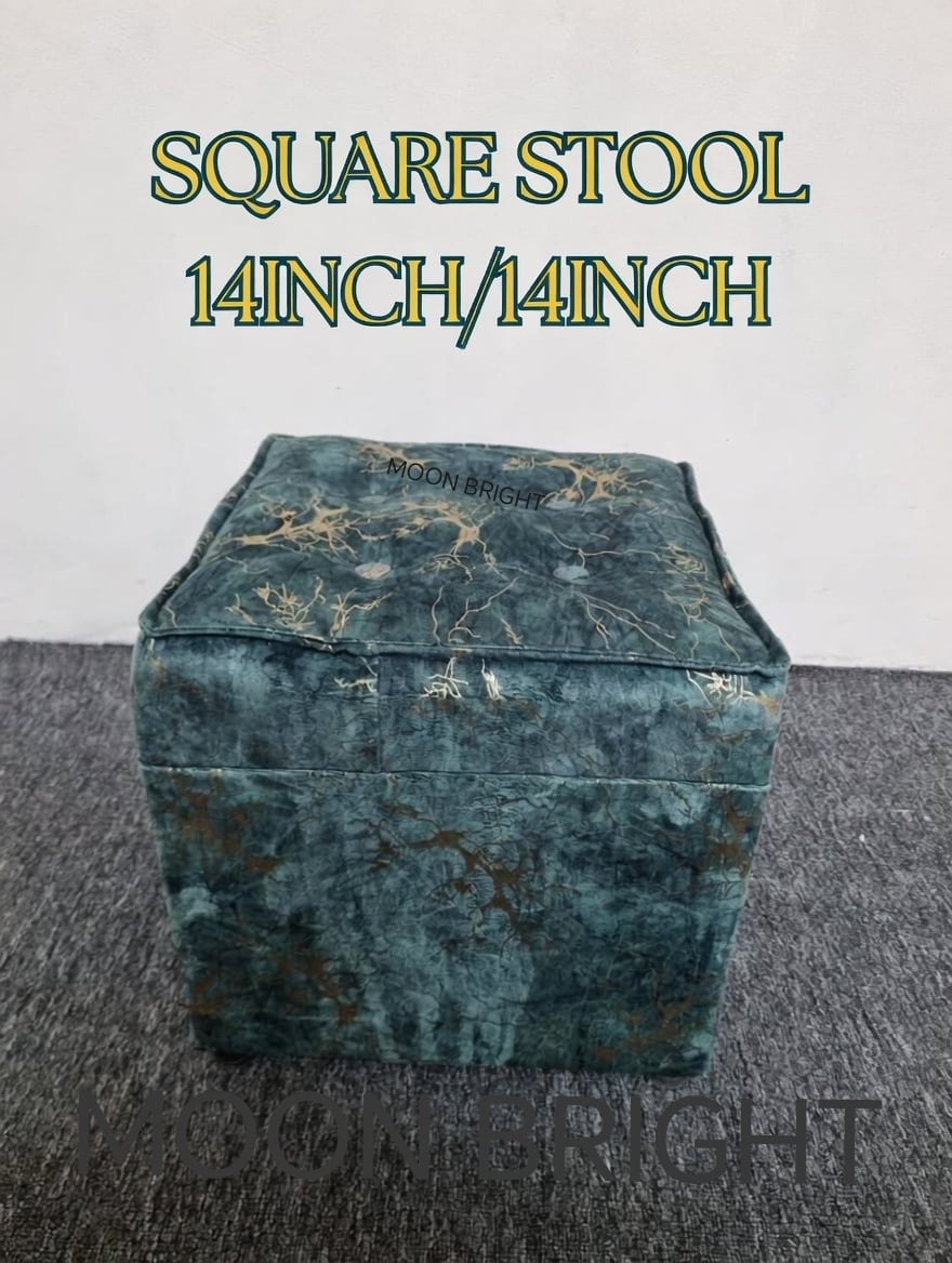 Picture of square Sofa Leather Single Stool/Mora multicolor Sofa Set