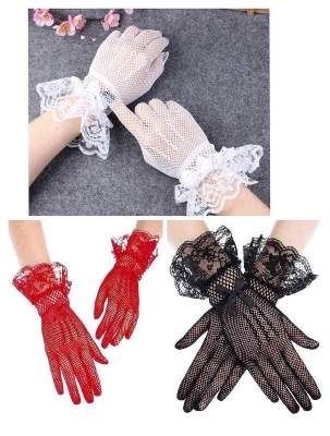 Picture of Full Finger hand Gloves Net hand Gloves for women