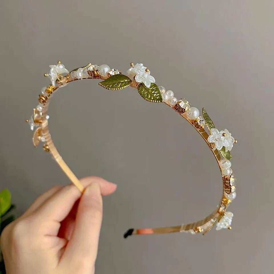 Picture of Leaves Hair Bands Hijab Pin Women And grils Jewelery Accessories - Multicolor - Int: One size