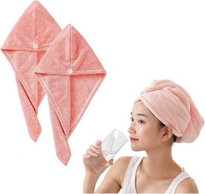 Picture of Quick-Dry Hair Towel Shower Towel for Women and Girls