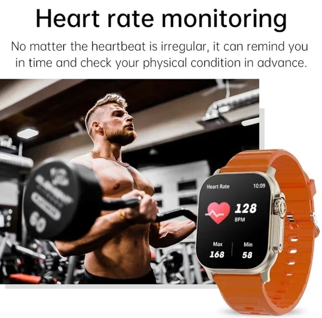 Picture of T900 Ultra 2 Men Smart Watch 2.3" HD Screen Pedometer Heart Rate Blood Pressure Sleep Sports Watch
