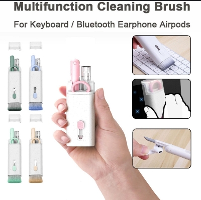 Picture of 7-in-1 Computer Keyboard Cleaner Brush Kit
Earphone Cleaning Pen For Headset iPad Phone
Cleaning Tools Cleaner Keycap Puller Kit - Multicolor