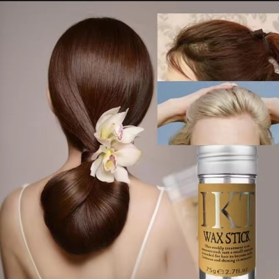 Picture of Hair Wax Stick Easy Avocado Hair Styling Stick No Residue Broken Hair Artifact Hair Wax Styling Accessories