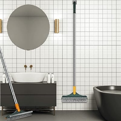 Picture of 3 in 1 Tiles Cleaning Brush, Bathroom Brush with Long Handle/
180° Rotate Bathroom Floor Cleaning Brush,Adjustable, - 3 in1 Brush