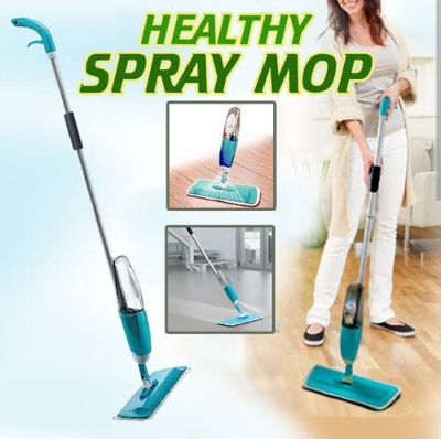 Picture of Sponge Healthy Spray Mop, For Cleaning - Multicolor
