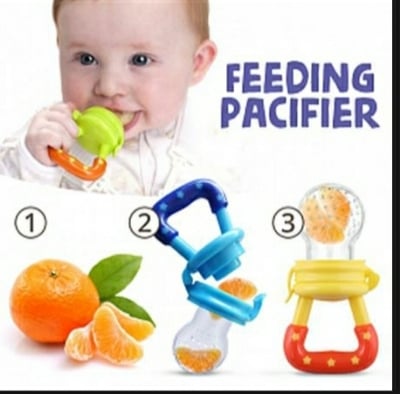 Picture of Silicone Baby Fruit Feeding Pacifier - Multicolor - Multicolor