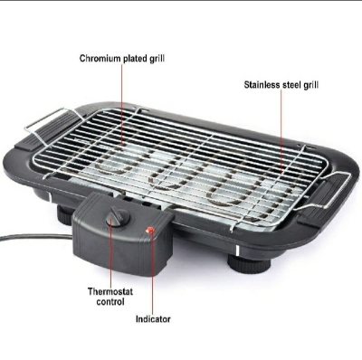 Picture of Electric BBQ Grill Machine - Black - Black