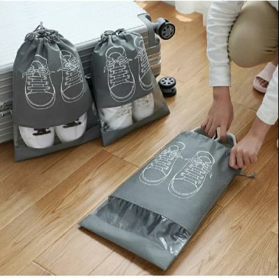 Picture of Waterproof Travel Shoes Bag - Grey
